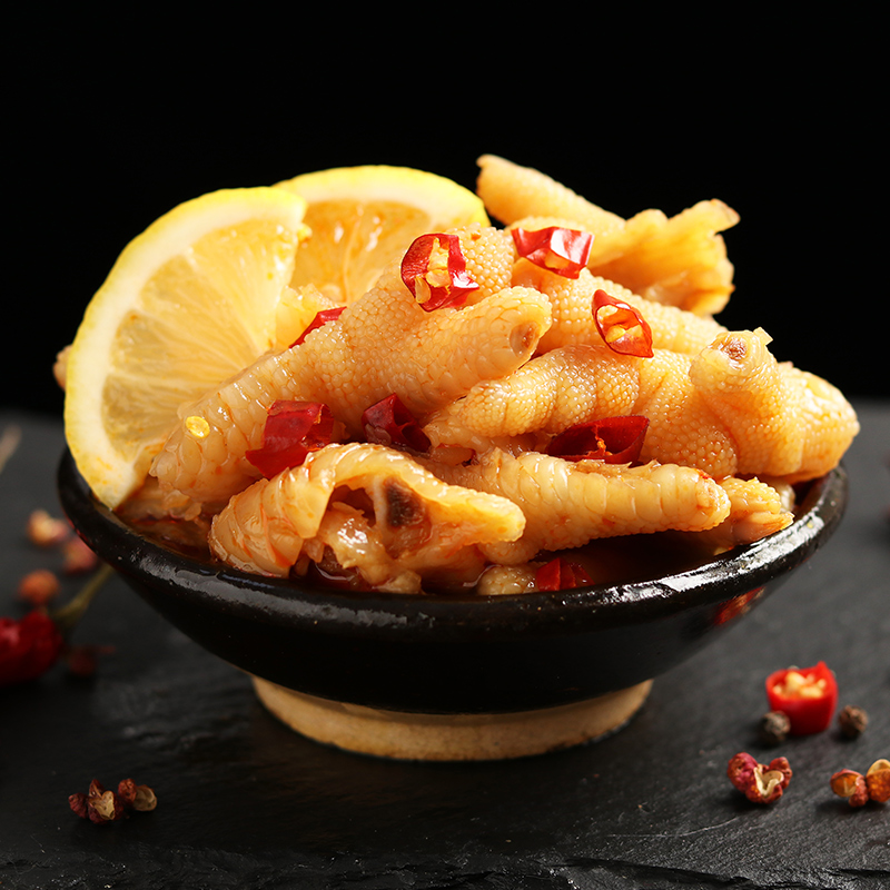 甄味尚无骨去骨酸辣柠檬网红鸡爪